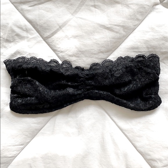 Free People Bandeau Bralette Black Strappy… - Picture 3 of 5